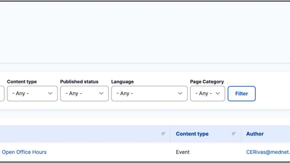 Adding content button steps 1 to 2 