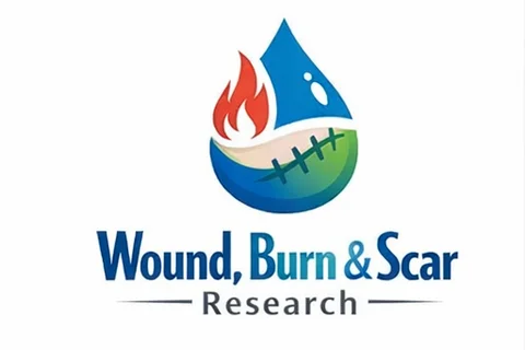 Logo for wound, burn, and scar research