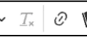 Example of the content editor menu bar 