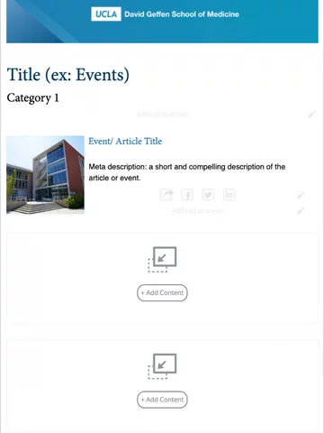 Publicate email newsletter template