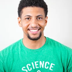 Male person looking towards the camera